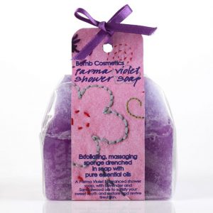 parma violet shower soap